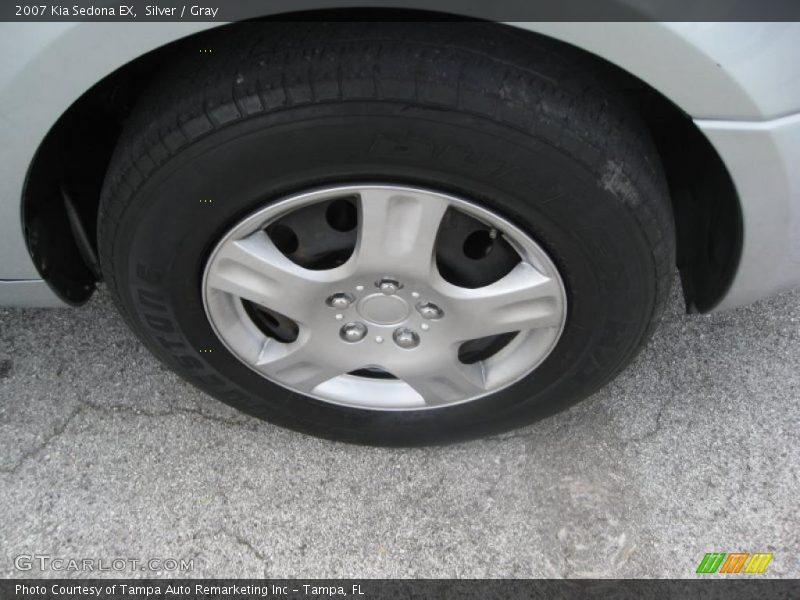 Silver / Gray 2007 Kia Sedona EX