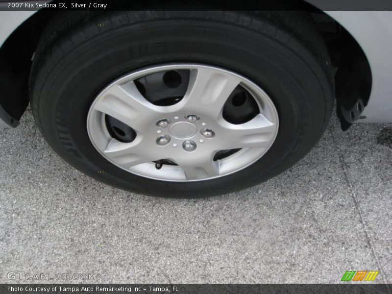 Silver / Gray 2007 Kia Sedona EX