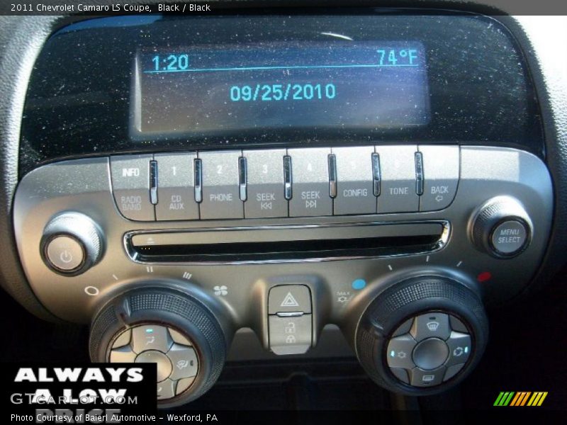 Black / Black 2011 Chevrolet Camaro LS Coupe