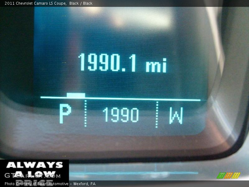 Black / Black 2011 Chevrolet Camaro LS Coupe
