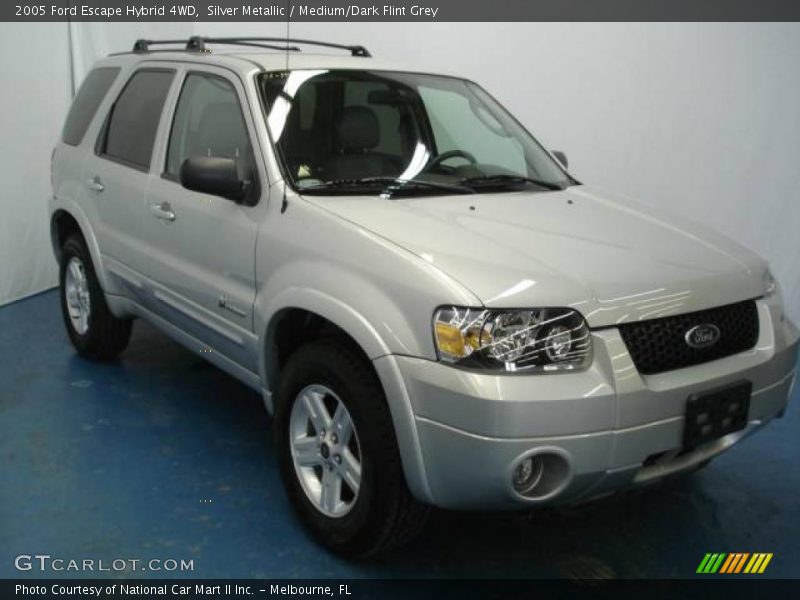 Silver Metallic / Medium/Dark Flint Grey 2005 Ford Escape Hybrid 4WD