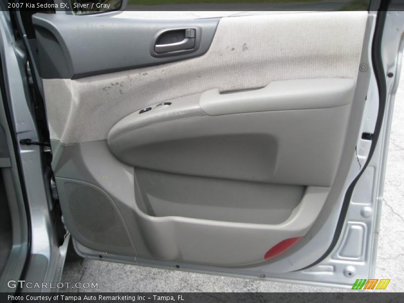 Silver / Gray 2007 Kia Sedona EX