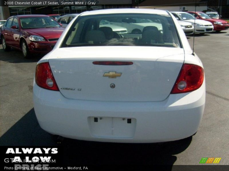 Summit White / Gray 2008 Chevrolet Cobalt LT Sedan