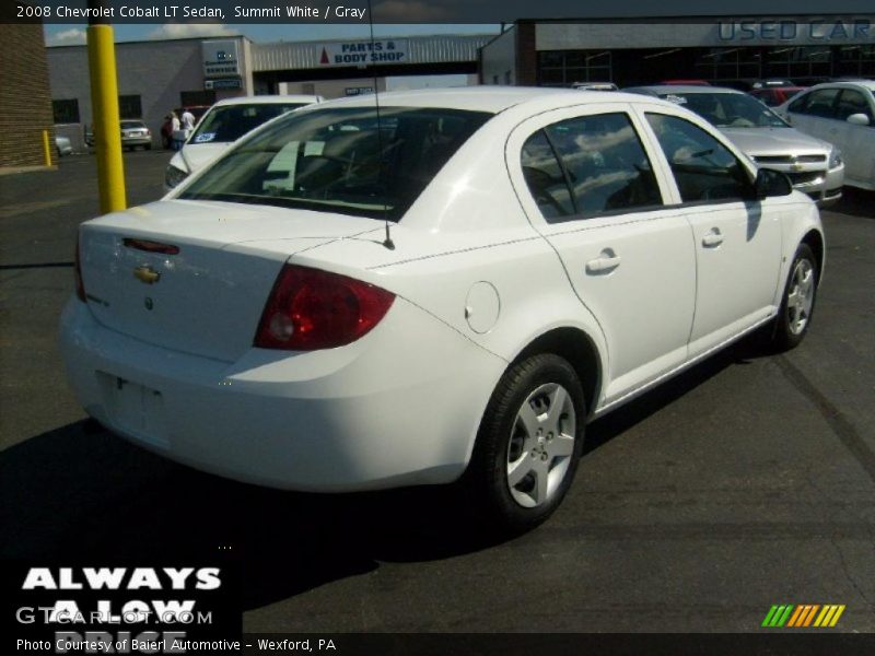 Summit White / Gray 2008 Chevrolet Cobalt LT Sedan