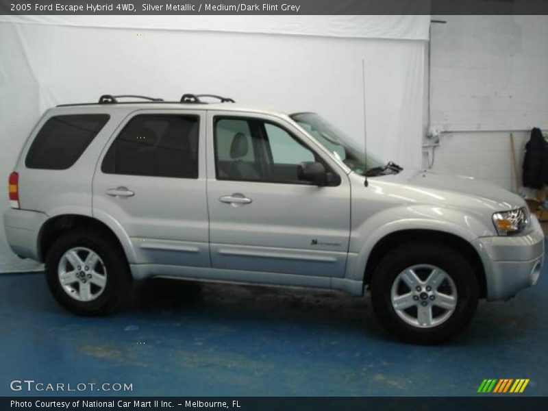 Silver Metallic / Medium/Dark Flint Grey 2005 Ford Escape Hybrid 4WD