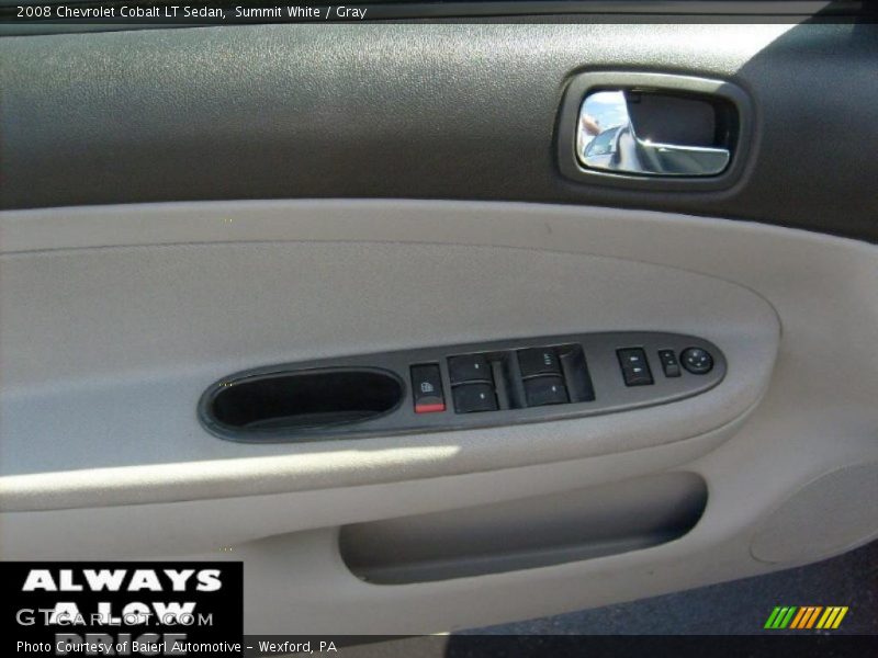 Summit White / Gray 2008 Chevrolet Cobalt LT Sedan