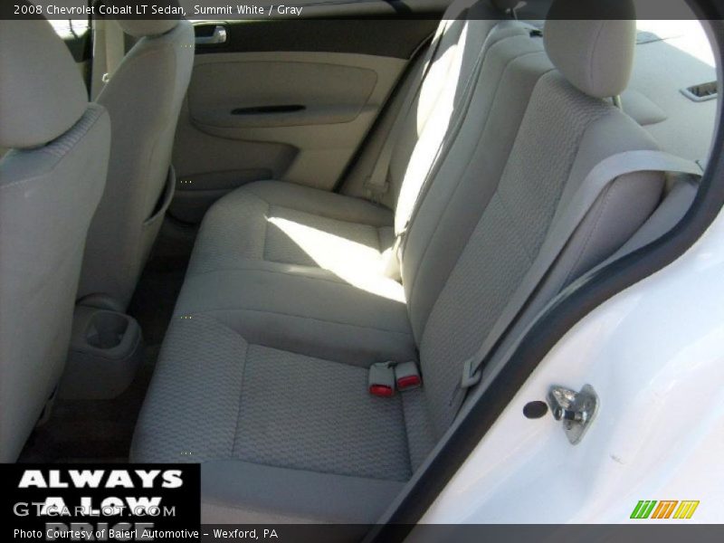 Summit White / Gray 2008 Chevrolet Cobalt LT Sedan
