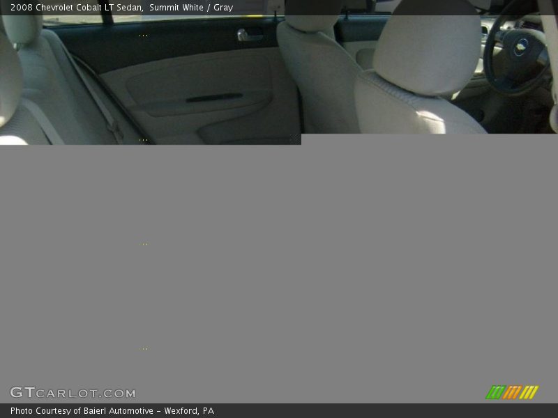 Summit White / Gray 2008 Chevrolet Cobalt LT Sedan