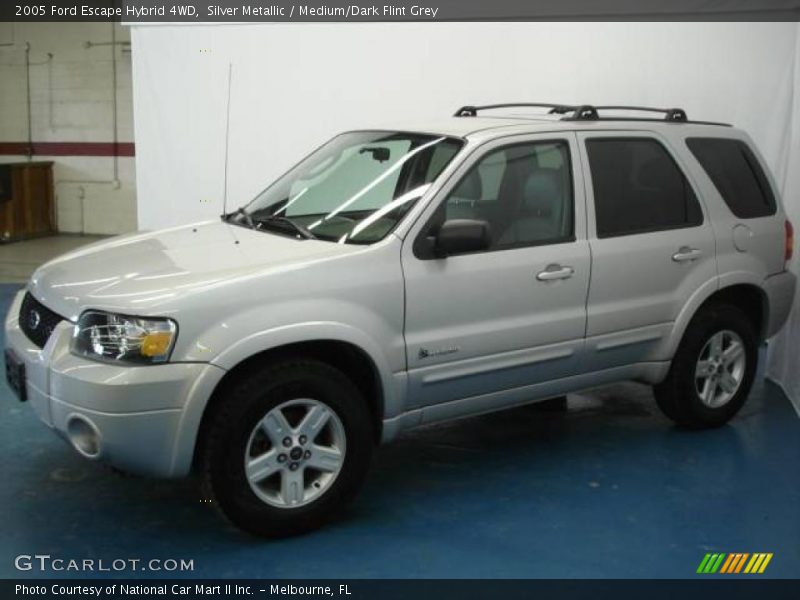 Silver Metallic / Medium/Dark Flint Grey 2005 Ford Escape Hybrid 4WD