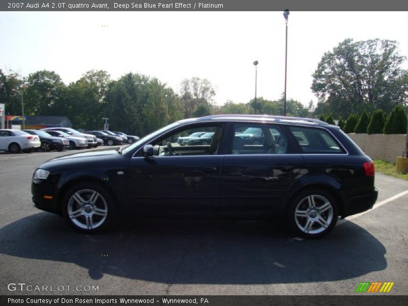Deep Sea Blue Pearl Effect / Platinum 2007 Audi A4 2.0T quattro Avant