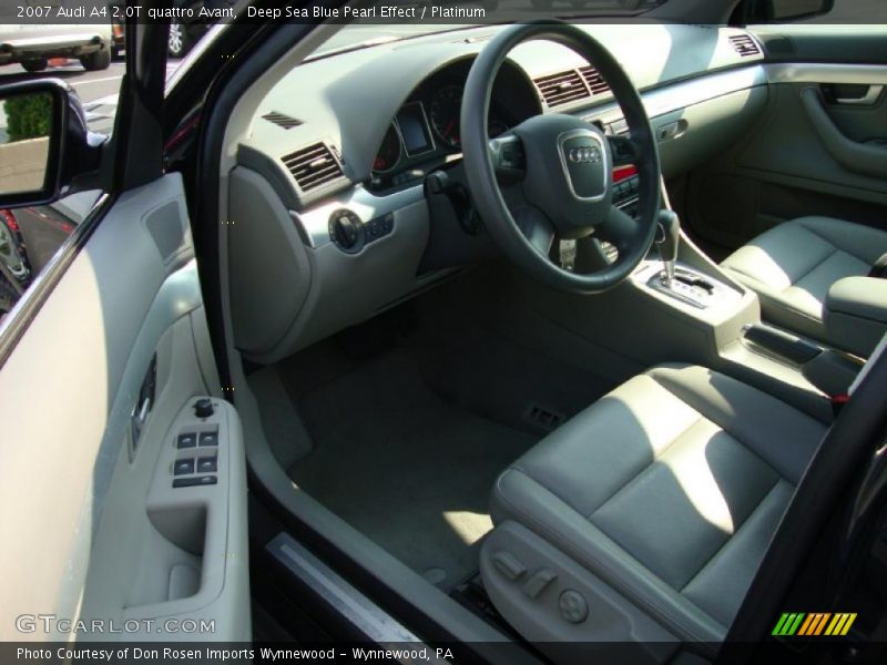 Deep Sea Blue Pearl Effect / Platinum 2007 Audi A4 2.0T quattro Avant