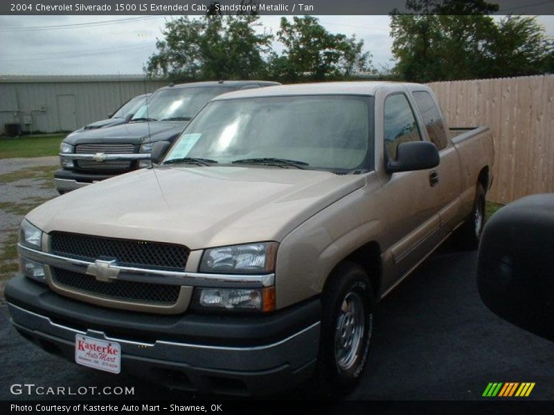 Sandstone Metallic / Tan 2004 Chevrolet Silverado 1500 LS Extended Cab