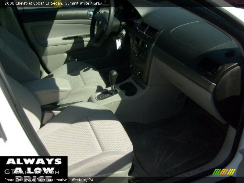 Summit White / Gray 2008 Chevrolet Cobalt LT Sedan