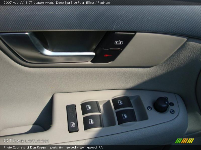 Deep Sea Blue Pearl Effect / Platinum 2007 Audi A4 2.0T quattro Avant