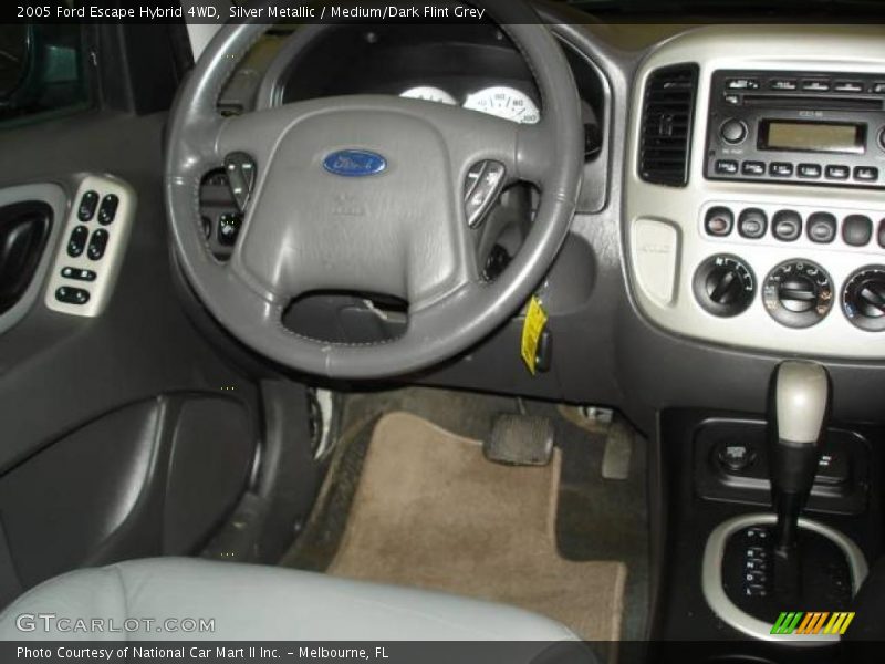 Silver Metallic / Medium/Dark Flint Grey 2005 Ford Escape Hybrid 4WD
