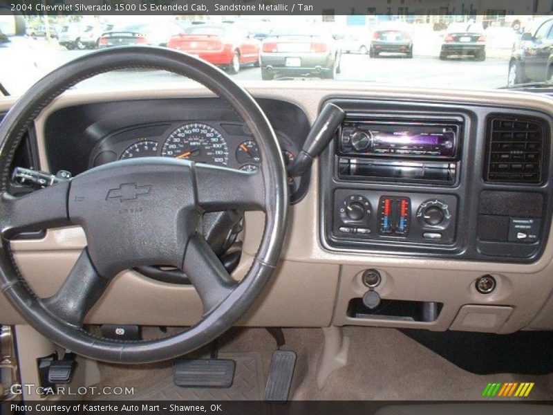 Sandstone Metallic / Tan 2004 Chevrolet Silverado 1500 LS Extended Cab