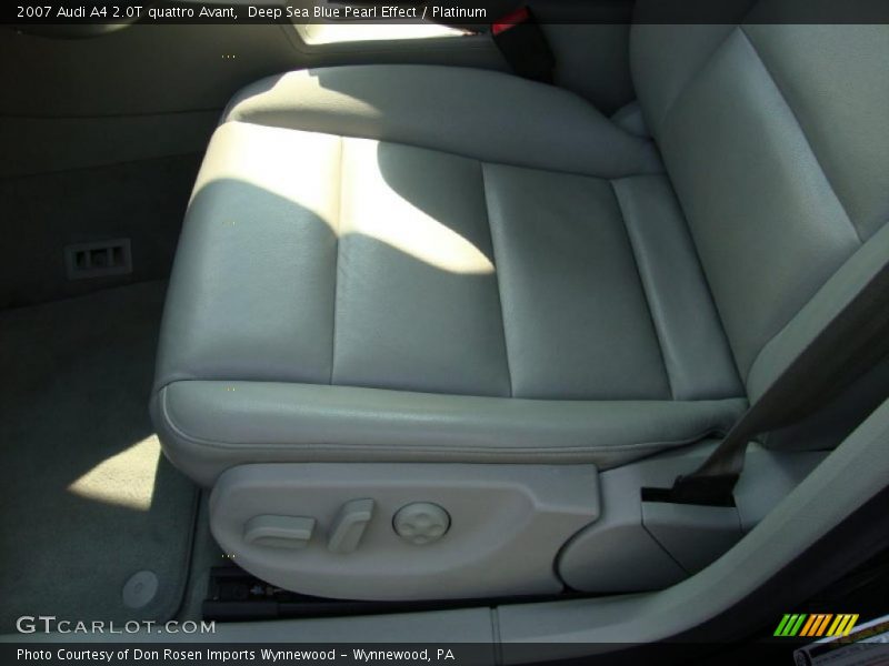 Deep Sea Blue Pearl Effect / Platinum 2007 Audi A4 2.0T quattro Avant