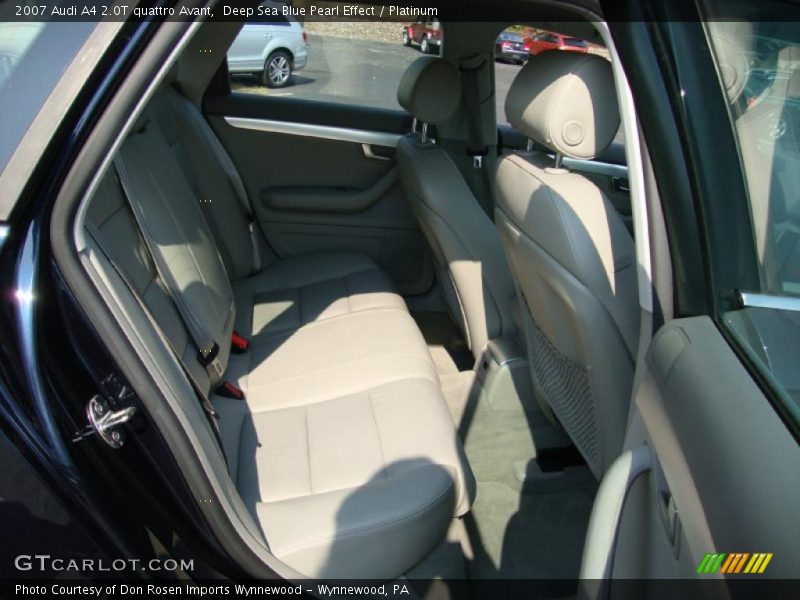 Deep Sea Blue Pearl Effect / Platinum 2007 Audi A4 2.0T quattro Avant