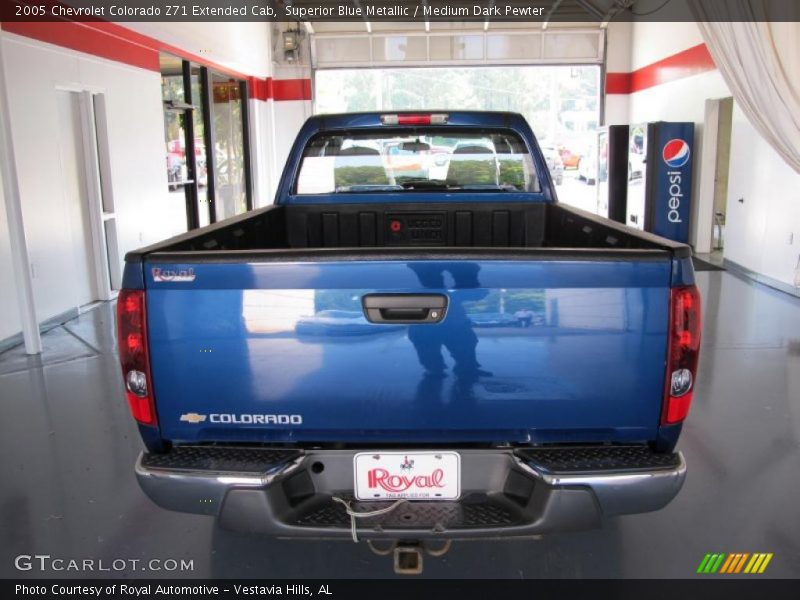 Superior Blue Metallic / Medium Dark Pewter 2005 Chevrolet Colorado Z71 Extended Cab