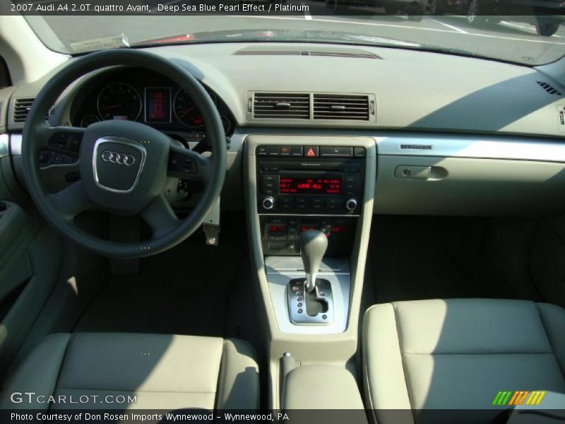 Deep Sea Blue Pearl Effect / Platinum 2007 Audi A4 2.0T quattro Avant