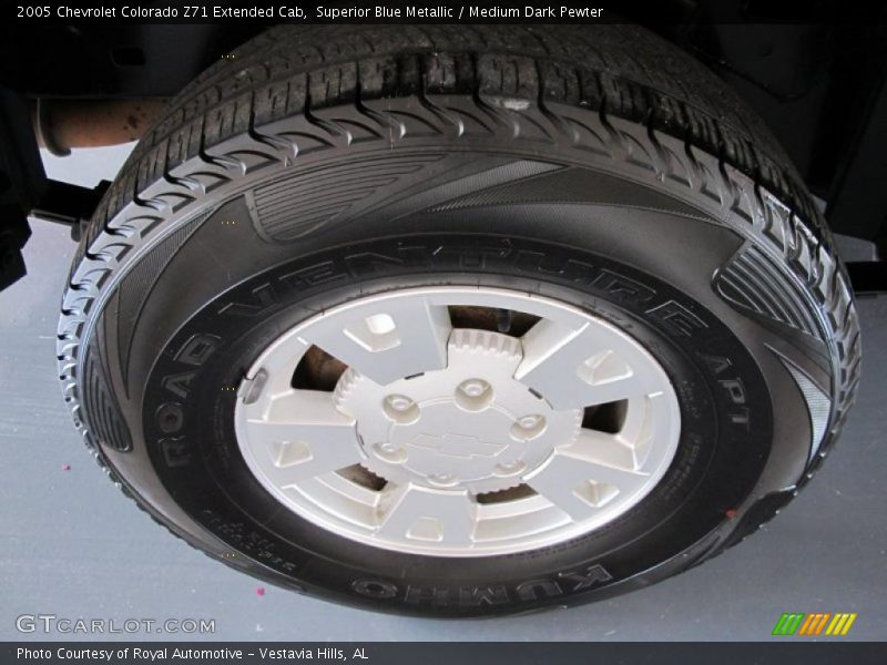 Superior Blue Metallic / Medium Dark Pewter 2005 Chevrolet Colorado Z71 Extended Cab