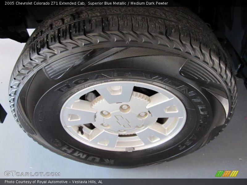 Superior Blue Metallic / Medium Dark Pewter 2005 Chevrolet Colorado Z71 Extended Cab