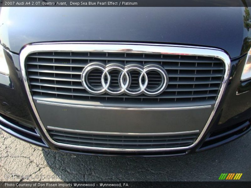 Deep Sea Blue Pearl Effect / Platinum 2007 Audi A4 2.0T quattro Avant