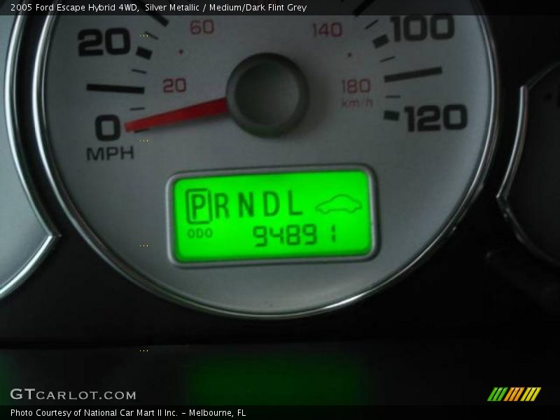 Silver Metallic / Medium/Dark Flint Grey 2005 Ford Escape Hybrid 4WD