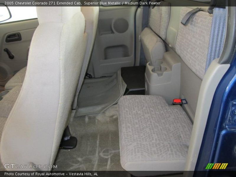 Superior Blue Metallic / Medium Dark Pewter 2005 Chevrolet Colorado Z71 Extended Cab