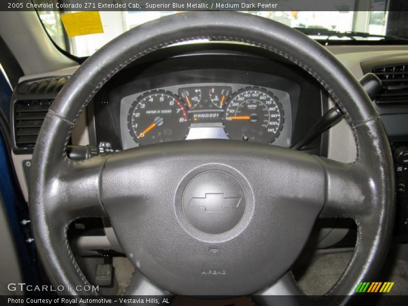 Superior Blue Metallic / Medium Dark Pewter 2005 Chevrolet Colorado Z71 Extended Cab