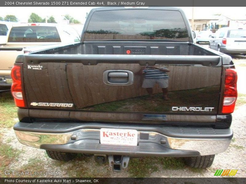 Black / Medium Gray 2004 Chevrolet Silverado 1500 Z71 Extended Cab 4x4