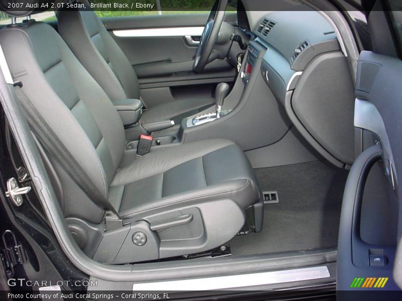 Brilliant Black / Ebony 2007 Audi A4 2.0T Sedan