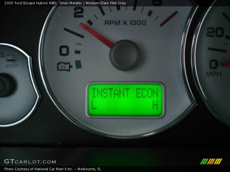 Silver Metallic / Medium/Dark Flint Grey 2005 Ford Escape Hybrid 4WD