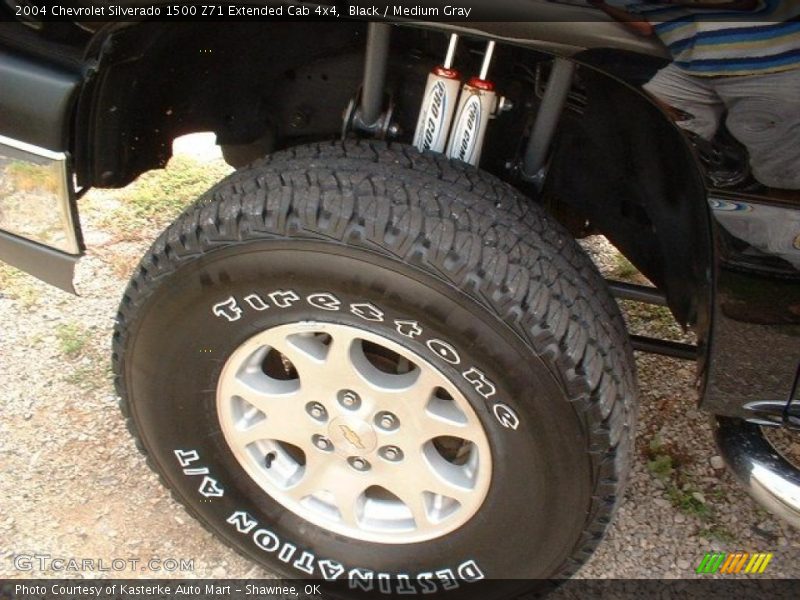 Black / Medium Gray 2004 Chevrolet Silverado 1500 Z71 Extended Cab 4x4