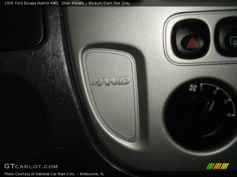 Silver Metallic / Medium/Dark Flint Grey 2005 Ford Escape Hybrid 4WD