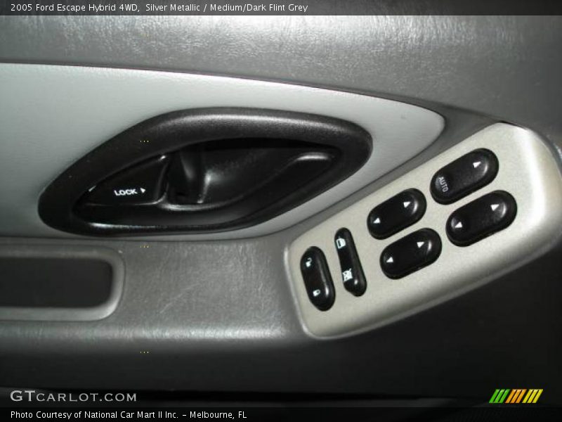 Silver Metallic / Medium/Dark Flint Grey 2005 Ford Escape Hybrid 4WD