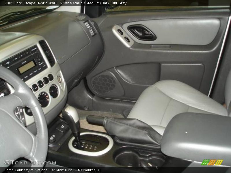Silver Metallic / Medium/Dark Flint Grey 2005 Ford Escape Hybrid 4WD