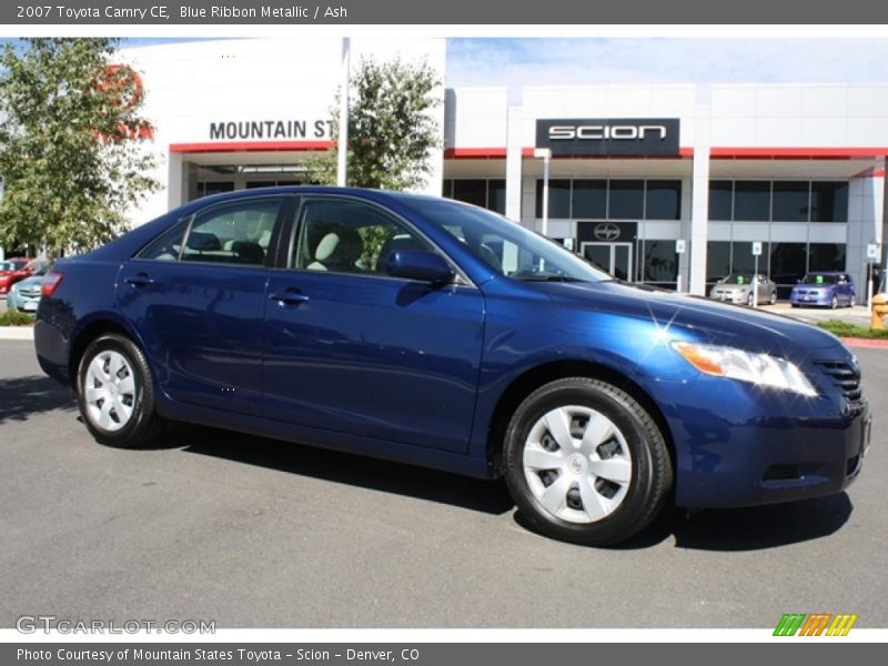 Blue Ribbon Metallic / Ash 2007 Toyota Camry CE