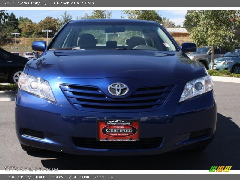 Blue Ribbon Metallic / Ash 2007 Toyota Camry CE