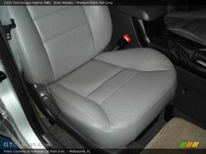 Silver Metallic / Medium/Dark Flint Grey 2005 Ford Escape Hybrid 4WD