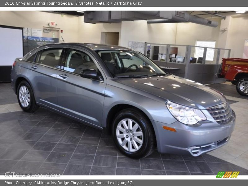 Silver Steel Metallic / Dark Slate Gray 2010 Chrysler Sebring Touring Sedan