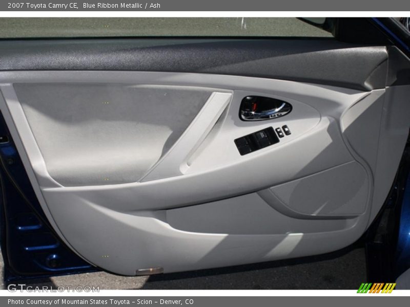 Blue Ribbon Metallic / Ash 2007 Toyota Camry CE