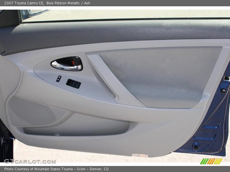 Blue Ribbon Metallic / Ash 2007 Toyota Camry CE