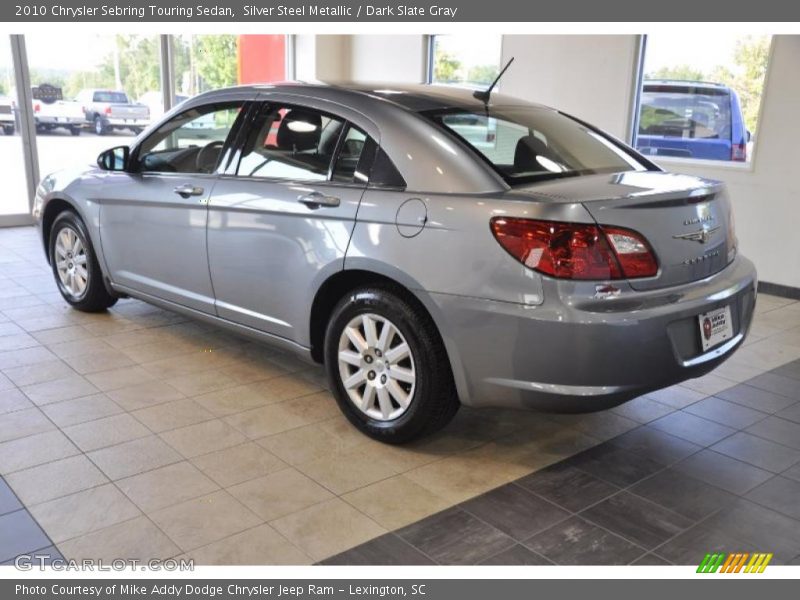 Silver Steel Metallic / Dark Slate Gray 2010 Chrysler Sebring Touring Sedan
