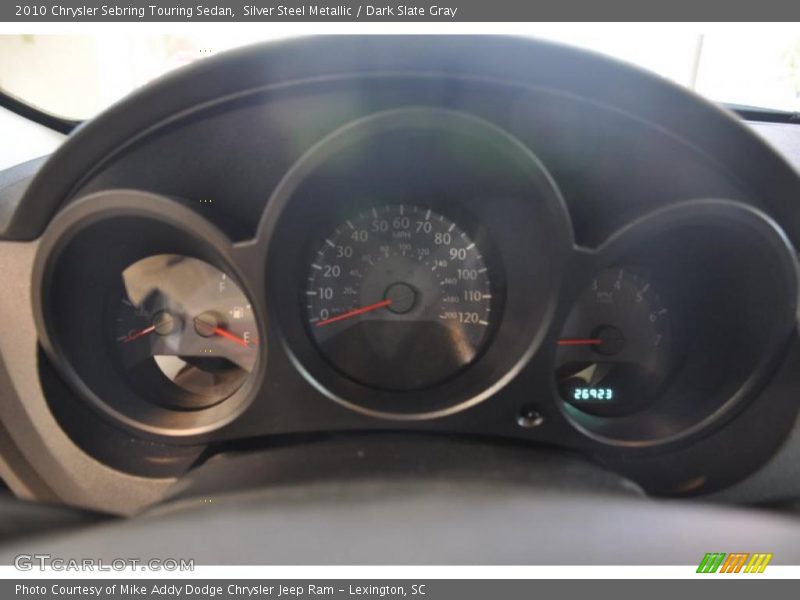 Silver Steel Metallic / Dark Slate Gray 2010 Chrysler Sebring Touring Sedan