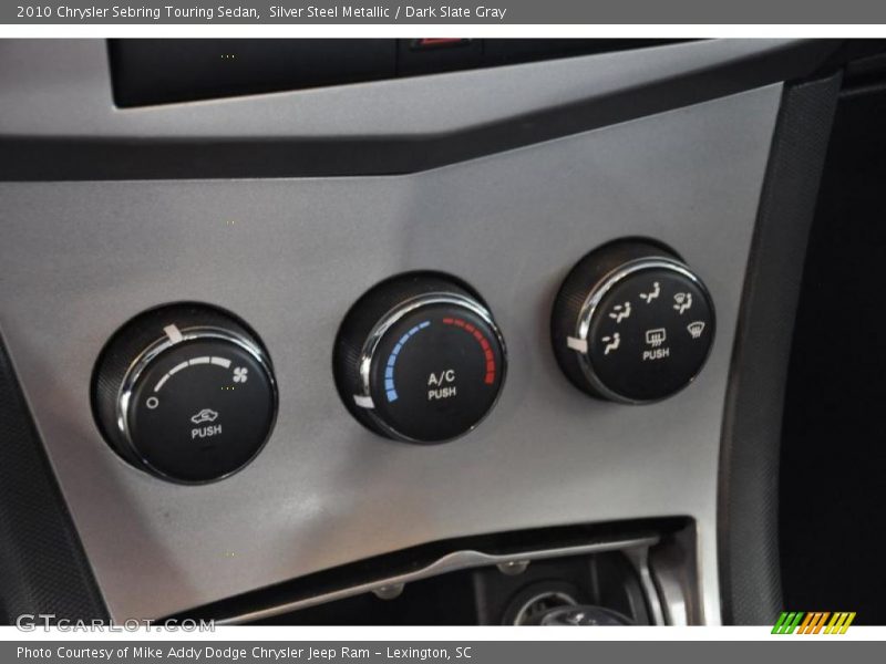 Silver Steel Metallic / Dark Slate Gray 2010 Chrysler Sebring Touring Sedan