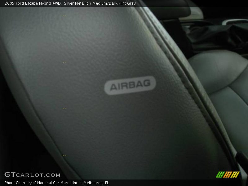 Silver Metallic / Medium/Dark Flint Grey 2005 Ford Escape Hybrid 4WD