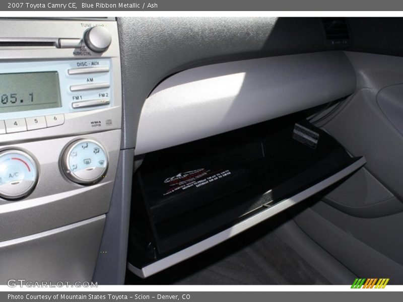 Blue Ribbon Metallic / Ash 2007 Toyota Camry CE