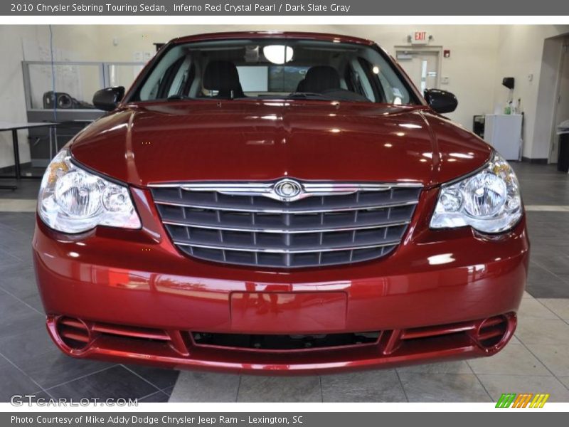 Inferno Red Crystal Pearl / Dark Slate Gray 2010 Chrysler Sebring Touring Sedan