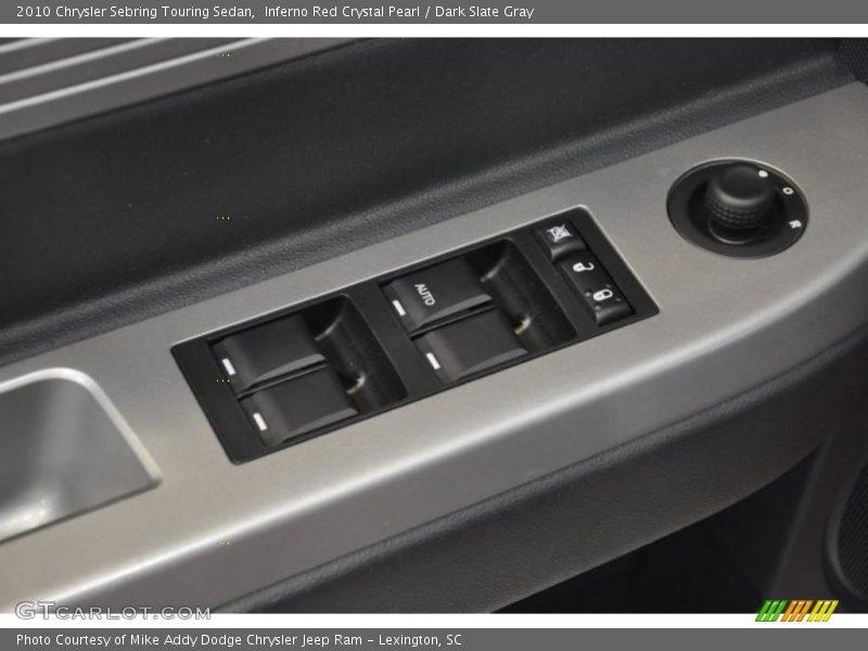 Inferno Red Crystal Pearl / Dark Slate Gray 2010 Chrysler Sebring Touring Sedan